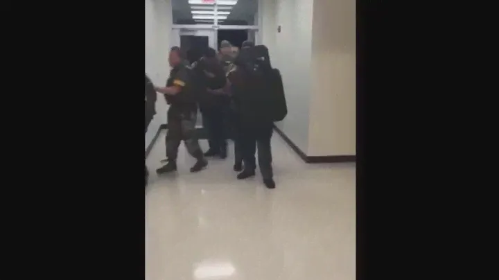 Swat Ballistic shield training