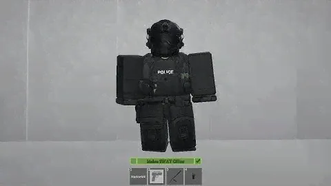 Roblox Modern SWAT Officer (Avatar Build)