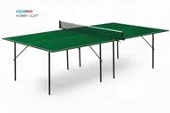 Теннисный стол для помещения proven quality swat Hobby Light green облегченная модель 6016-1