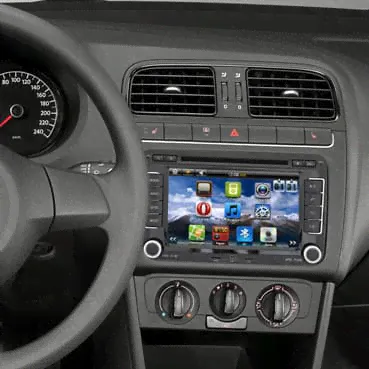 Штатное головное устройство SWAT SHR-6031 Volkswagen Polo (2009 - 2013 гг.), Skoda Fabia (2007 - 2013 гг.).-1