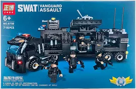 Лего ZHBO SWAT VANGUARD ASSAULT "Полицейский фургон трансформер" 6750, 716 деталей