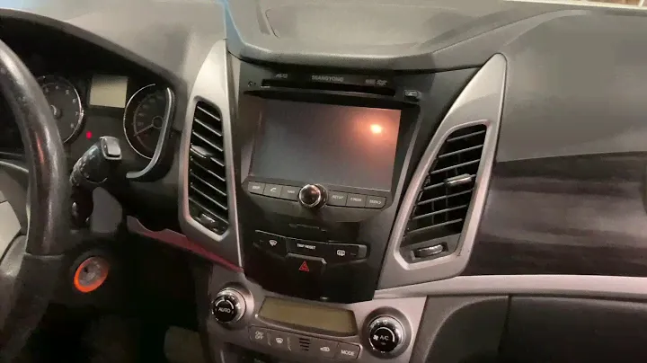 Ssangyong Actyon как снять штатную магнитолу