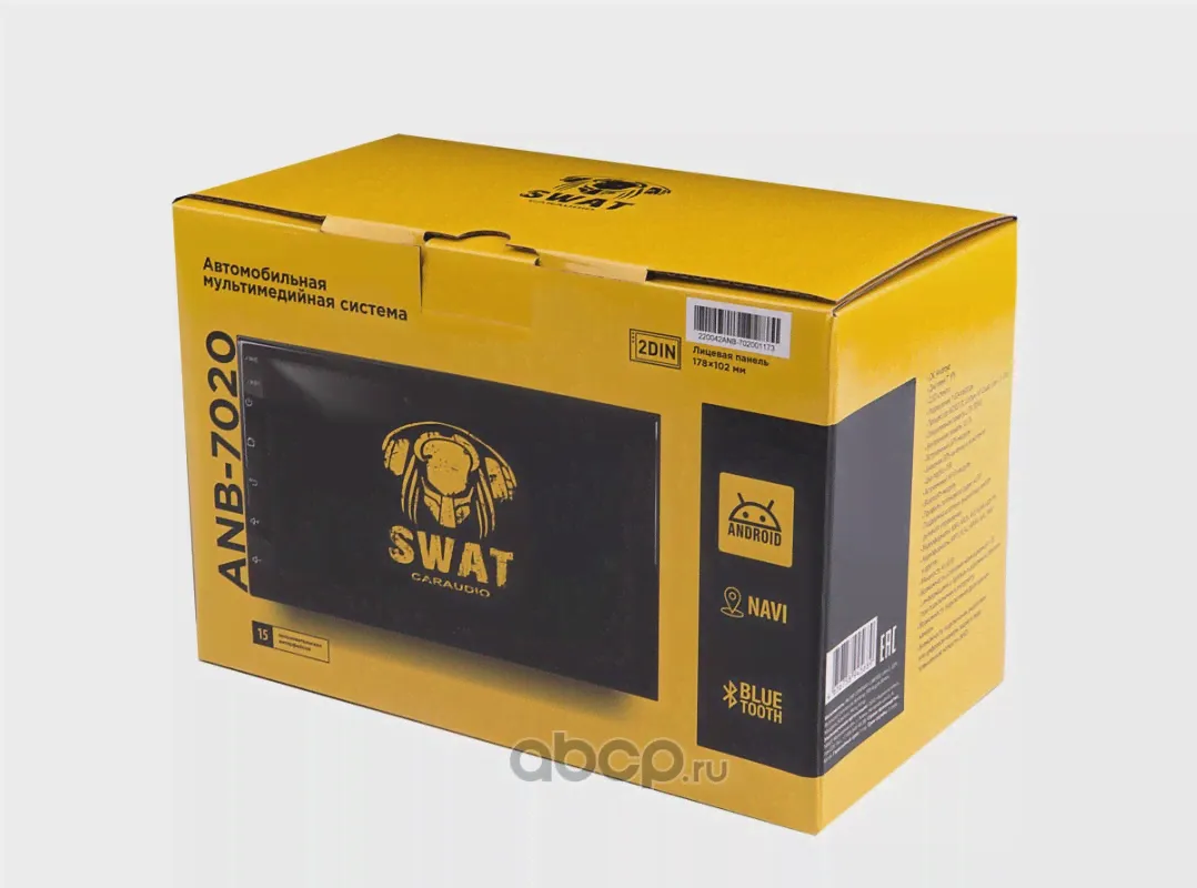 Автомагнитола SWAT ANB-7020 , 7, 2 din, MP3, USB, BT, NAVI, Android 10 SWAT-0